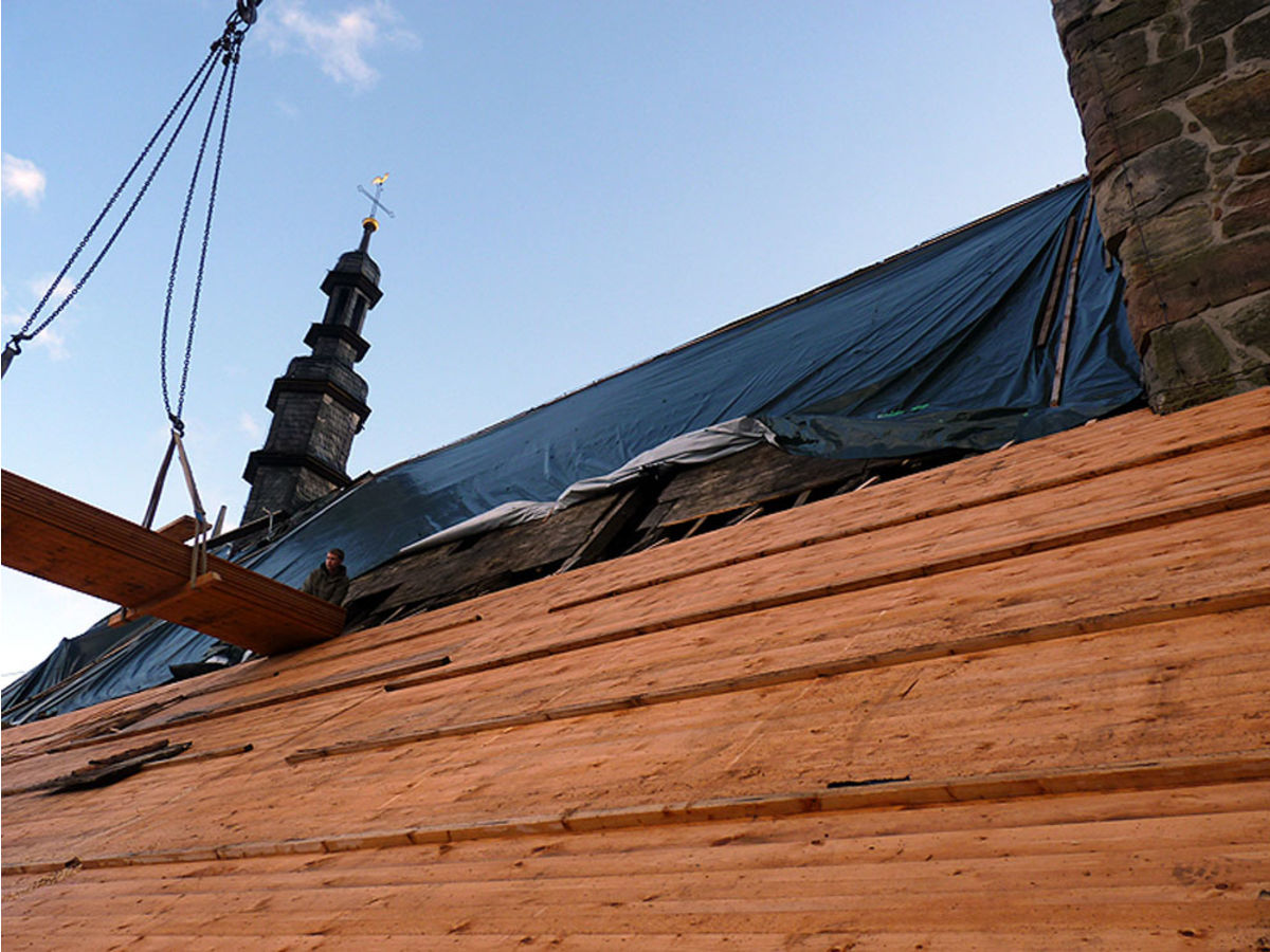 Kirchenrenovierung 2010 / 2011 (Foto: Karl-Franz Thiede)